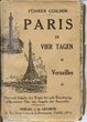Alter Stadtführer Paris   1920er