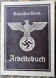 Pass Arbeitsbuch Deutsches Reich