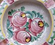 Keramik Aschenbecher "Rosen" 1960er