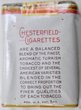 Cigarettenpackung "Chesterfield"