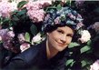 Modisten Damenhut mit Stoffblumen USA 1950er