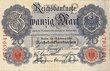 Deutsche "Reichsbanknoten 20.- Mark" 1914