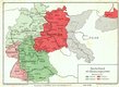 Karte Deutschlandkarte mit Besatzungszonen 1945