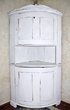 Eckschrank im Shabby Chic Stil