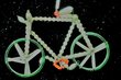 Gablonzer Tannenbaumschmuck "Fahrrad"