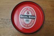 Gläsertablett "Becks Bier"