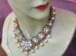 Modeschmuck Halskette Perlen 1920er 