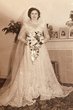 Historisches Hochzeitsfoto "Braut" 1950er
