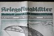Kriegsflugblätter Beiblatt zur Liller Kriegszeitung 1917