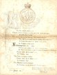 Einladung "Krönungs-Liturgie" 1861