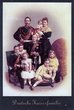 Kunstpostkarte "Die Kaiserfamilie von Preußen"