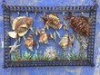 Metallbild Fische Aquarium