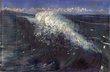 Ölgemälde "Tsunami" um 1900