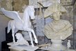 Bildhauerarbeit "Pegasus"