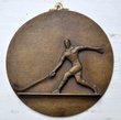 Olympiade 1936 Medaille / Plakette "Hockey" 