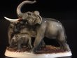 Porzellanfigur Elefantengruppe