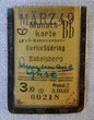 S-Bahn Monatskarte Berlin 1949