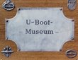 Hinweisschild "U-Boot-Museum"