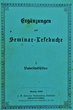 Schulbuch "Ergänzungen Seminarbuch"