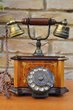 Historisches Gabeltelefon um 1910