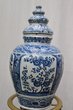 Fayence Deckelvase Delft 19. Jh.