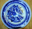 Keramik Wandzierteller mit Vogelmotiven
