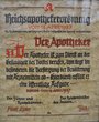 Dokument "Reichsapothekerverordnung" 1937