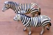 Lineol Zootiere 2 x Zebra 
